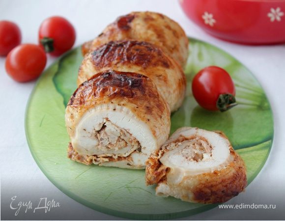 Рулет из курицы с аджикой Рулет из курицы с аджикой