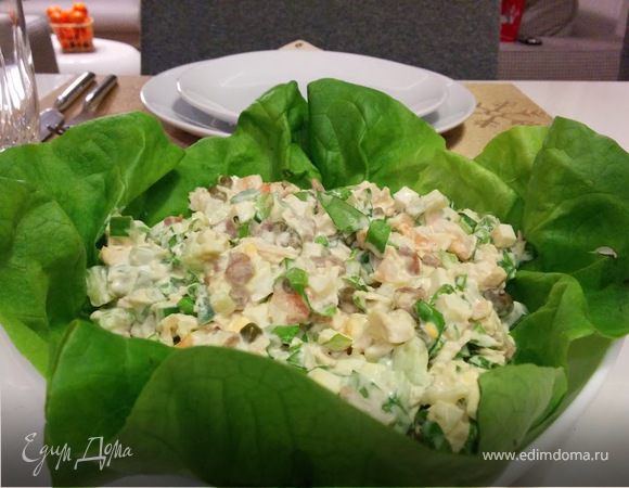 Салат "Оливье" по потерянному рецепту Салат "Оливье" по потерянному рецепту