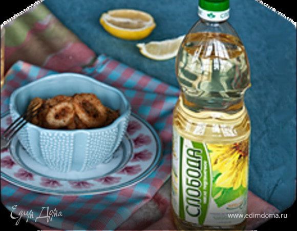 Филе гигантского кальмара в панировке