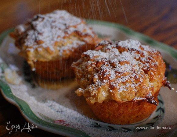 Яблочные кексы с кленовым сиропом Яблочные кексы с кленовым сиропом