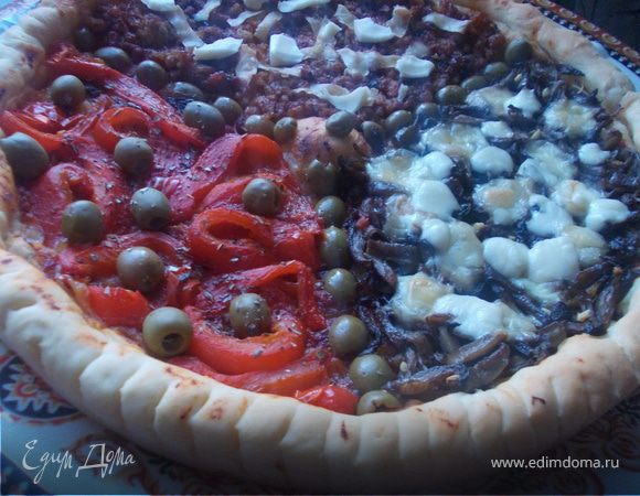 Пицца "Три начинки" на любой вкус Пицца "Три начинки" на любой вкус