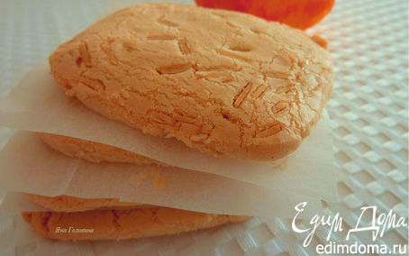 Рецепт Апельсиновое песочное печенье с миндалем