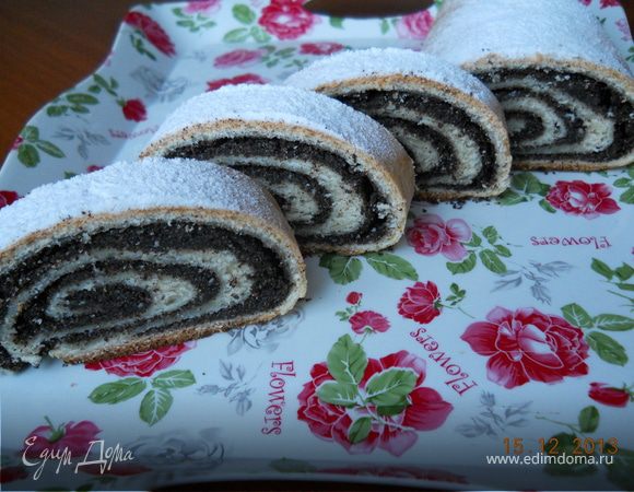 Рулет с маковой начинкой Рулет с маковой начинкой