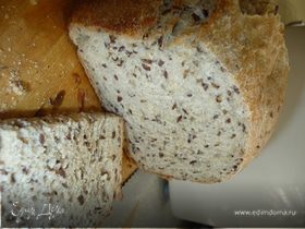 Диетический хлеб с льняным семенем