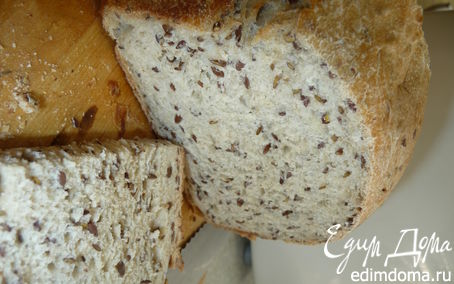 Рецепт Диетический хлеб с льняным семенем в хлебопечке