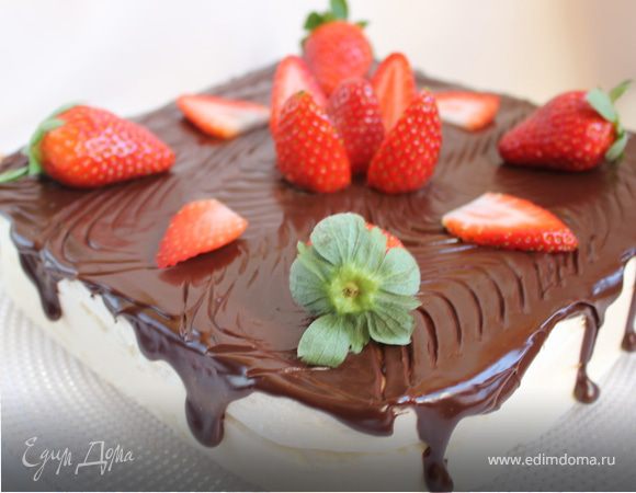 Торт "Птичье молоко" с начинкой Торт "Птичье молоко" с начинкой