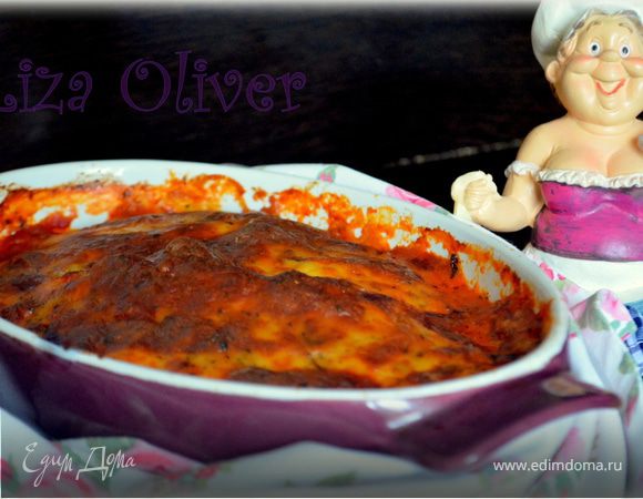 Куриное филе, запеченное с двумя сырами в томатном соусе
