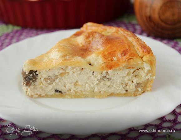 Пирог-суфле с курицей и грибами Пирог-суфле с курицей и грибами