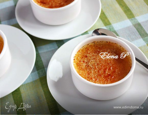 Крем-брюле с медом и розмарином