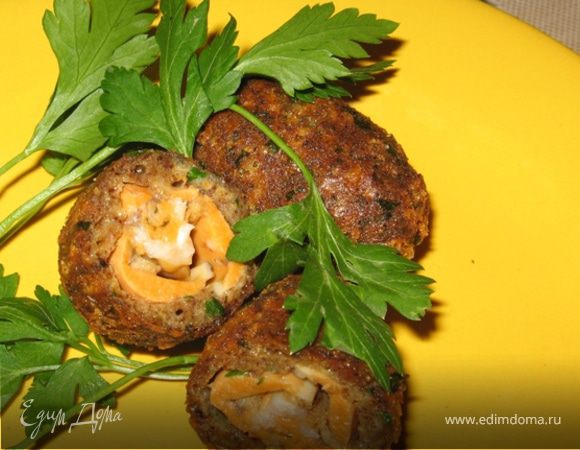 Мидии гратинате во фритюре