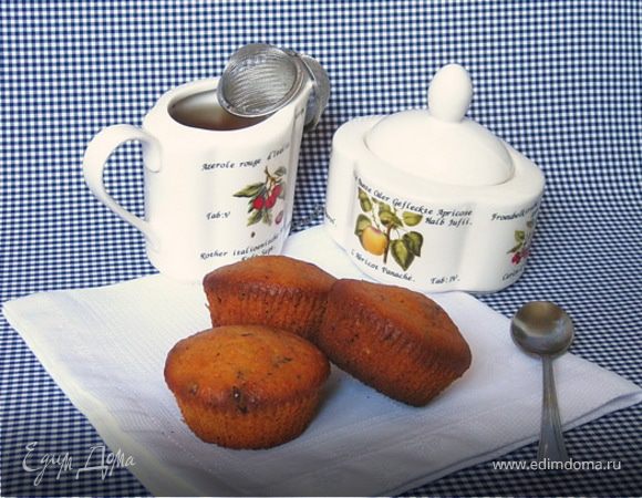 Абрикосовые маффины с шоколадными каплями