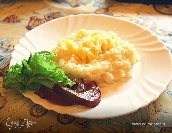 Ризотто с сыром и грушей Ризотто с сыром и грушей