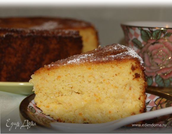 Апельсиновый кекс с миндальной мукой Апельсиновый кекс с миндальной мукой