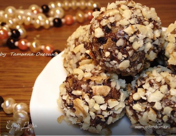 Домашние конфеты из сухофруктов Домашние конфеты из сухофруктов