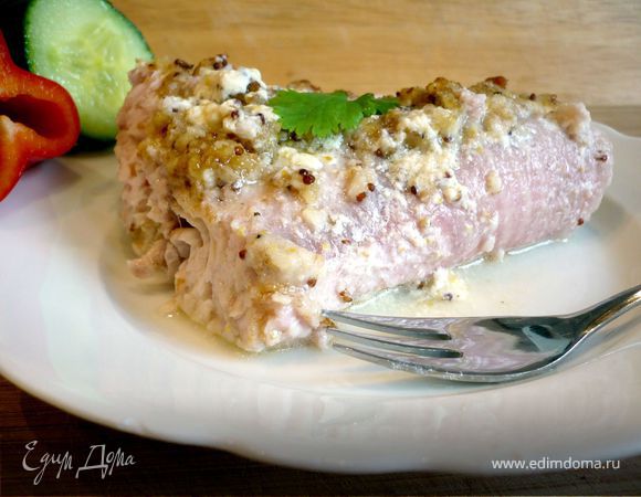 Запеченная рыбка под шубой из пармезана и хлебной крошки Запеченная рыбка под шубой из пармезана и хлебной крошки