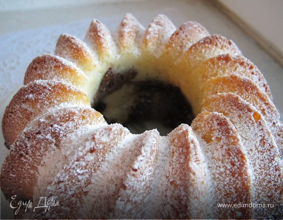 Кекс шоколадно-ореховый на сметане Кекс шоколадно-ореховый на сметане