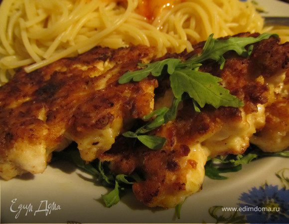 Сырные котлетки из куриного филе Сырные котлетки из куриного филе