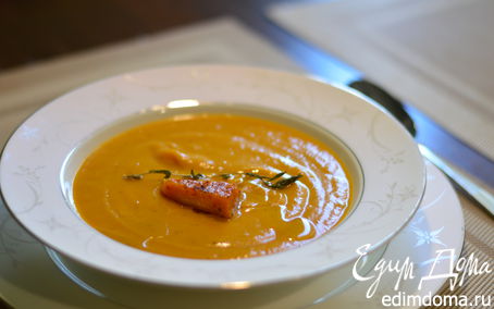 Рецепт Тыквенный суп с чабрецом