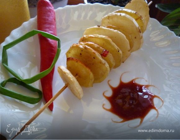 Картофельные шашлычки