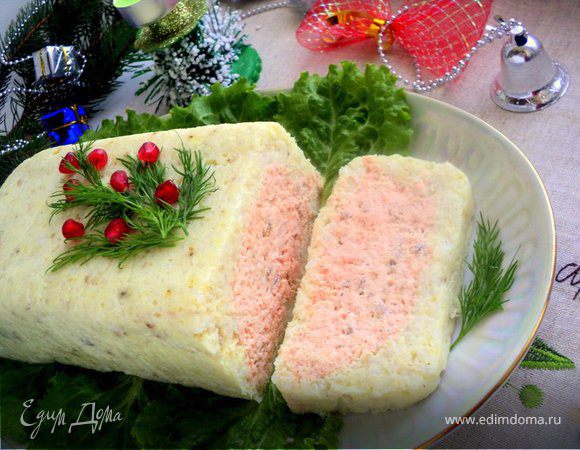 Террин из красной и белой рыбы