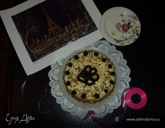 Шоколадный торт с черносливом