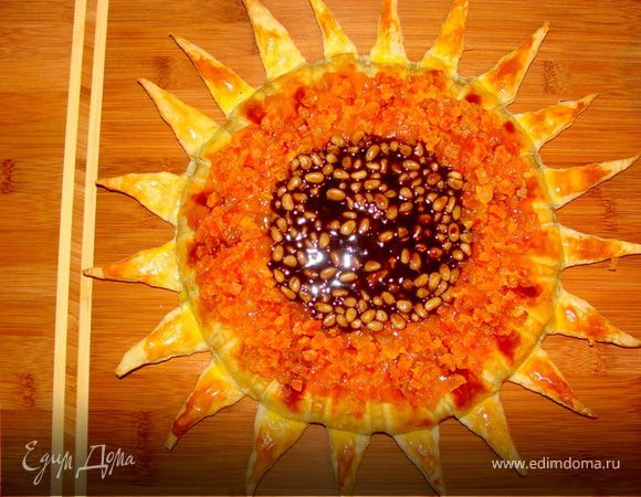 Пирог "Подсолнух" (два варианта начинки)