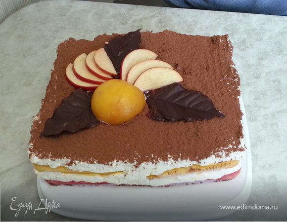 Фруктовое тирамису для детей