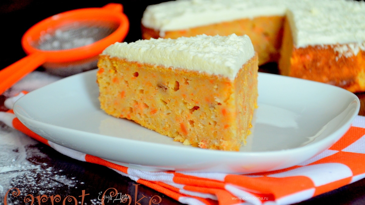 Морковно-яблочный пирог