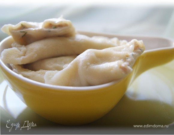 Вареники с форелью и рикоттой