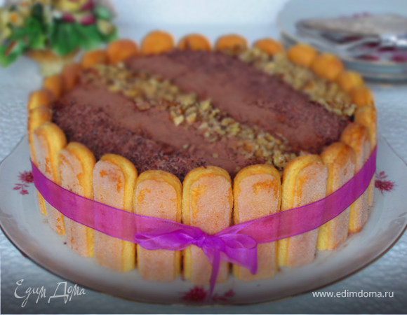 Шарлотка "Ореховое тирамису" Шарлотка "Ореховое тирамису"