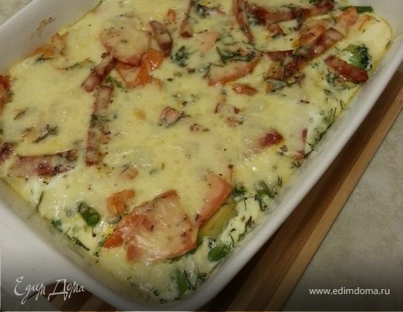 Фриттата из замороженных овощей