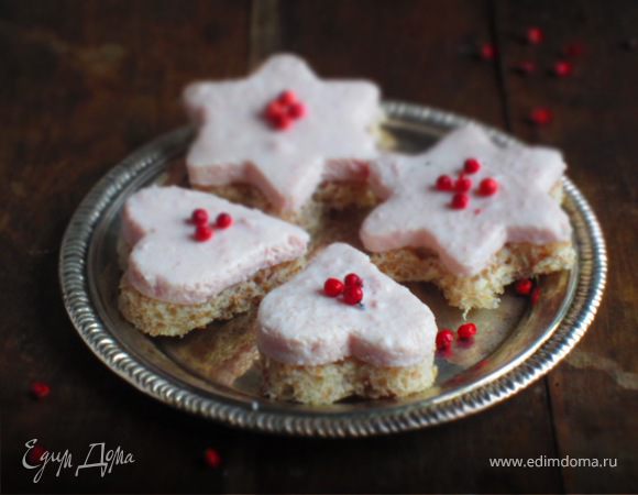 Канапе с муссом из ветчины и рикотты