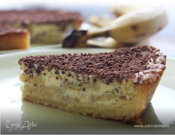 Тарт с бананом и рикоттой