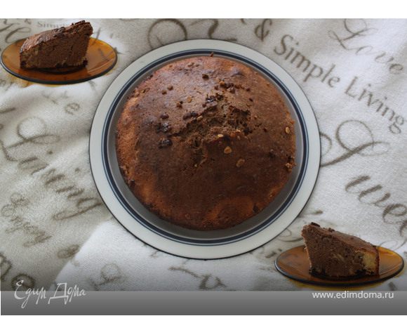 Двухцветный бисквитный тортик Двухцветный бисквитный тортик