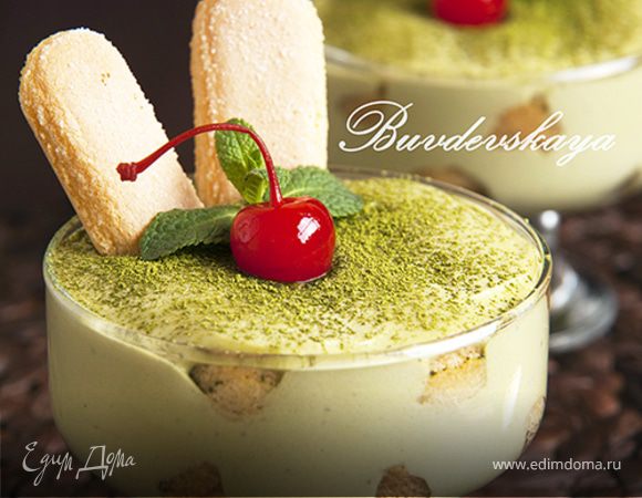 Тирамису с зеленым чаем
