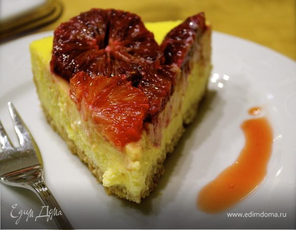 Чизкейк на рикотте с апельсинами