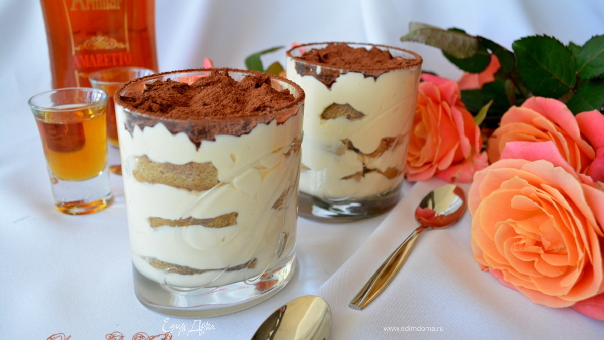 Тирамису со вкусом амаретто