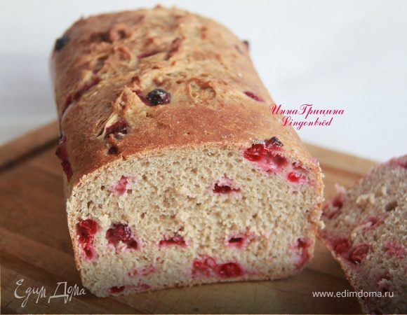 Шведский брусничный хлеб (Lingonbröd)