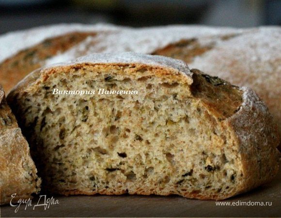 Хлеб с водорослями от Ришара Бертине