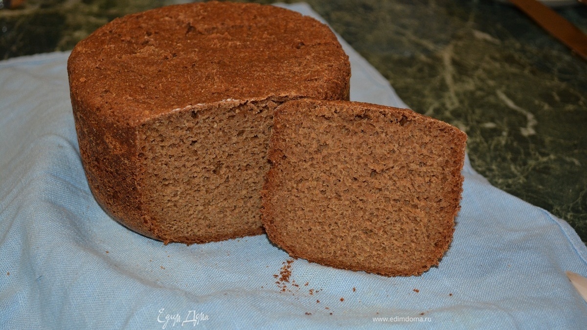 Ржаной хлеб с ржаными отрубями на закваске