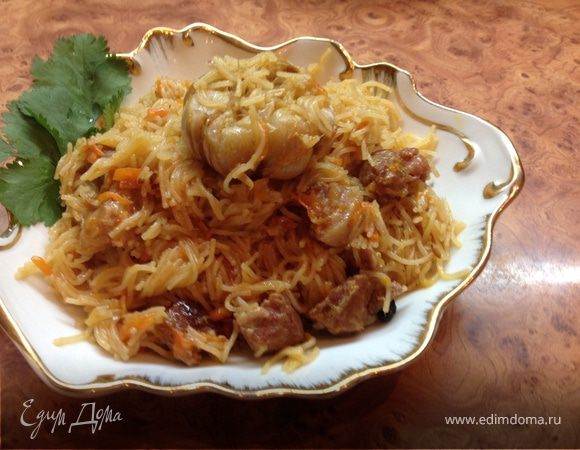 Макаронный плов