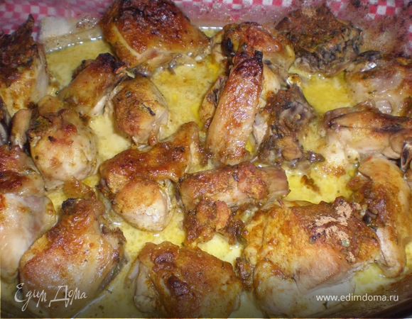 Курочка в ароматном нежном соусе