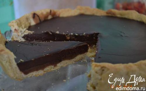 Рецепт Шоколадно-карамельный тарт