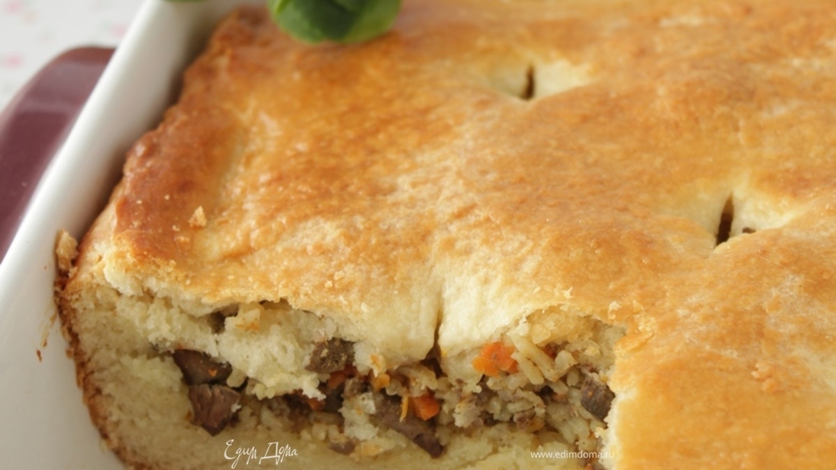 Пирог с печенью