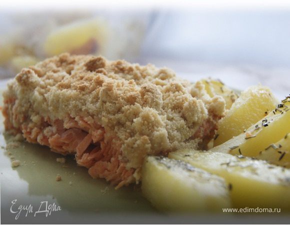 Лососевый крамбл