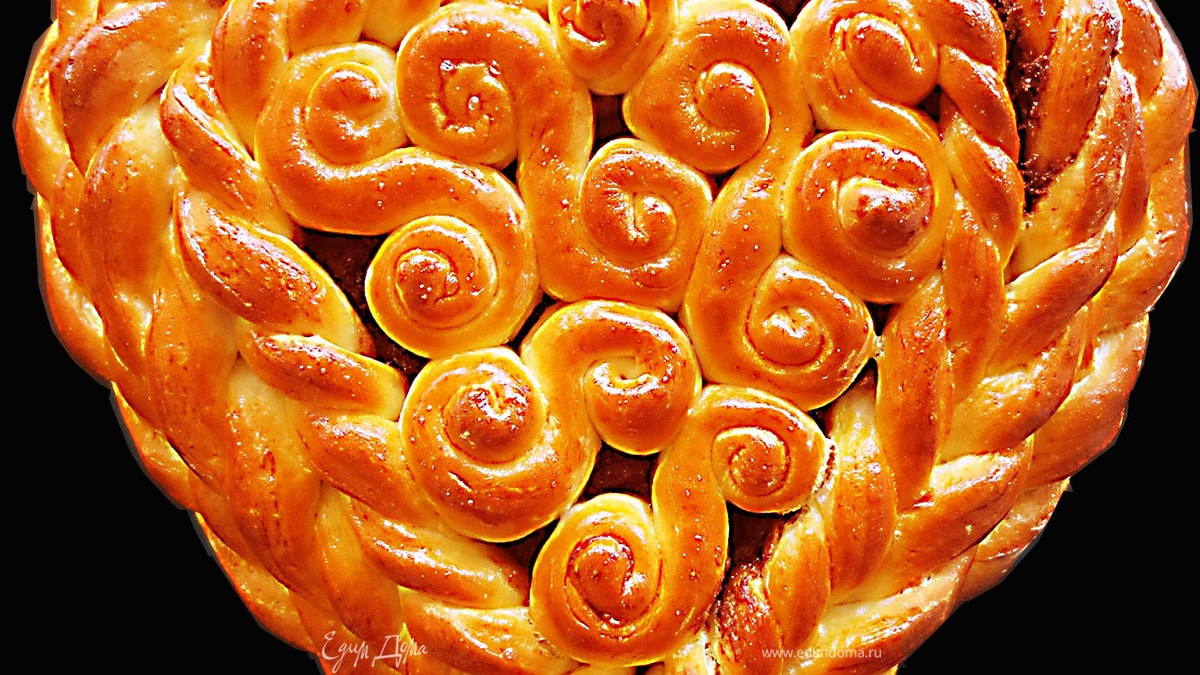 Пирог с шоколадной начинкой