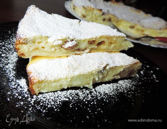 "Мятый" творожный пирог с лавашом "Мятый" творожный пирог с лавашом