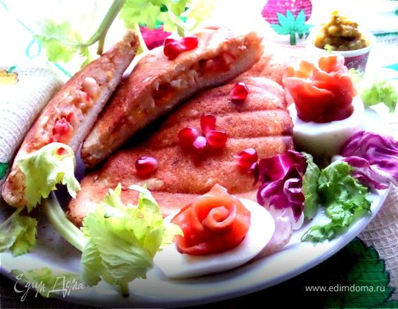 Бутерброды с крабовой начинкой