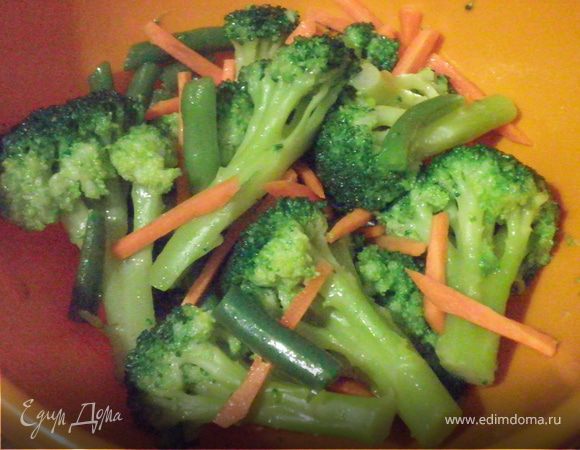 Салат из замороженной брокколи