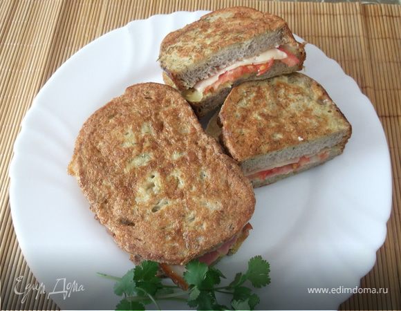 Быстрый бутерброд в кляре